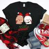 Joyeux Noël Mignon Bubu Dudu Graphiques Dessin Animé T-shirt Populaire Fête de Fête Unisexe Coton T-shirts Tendance Drôle Chemise de Noël