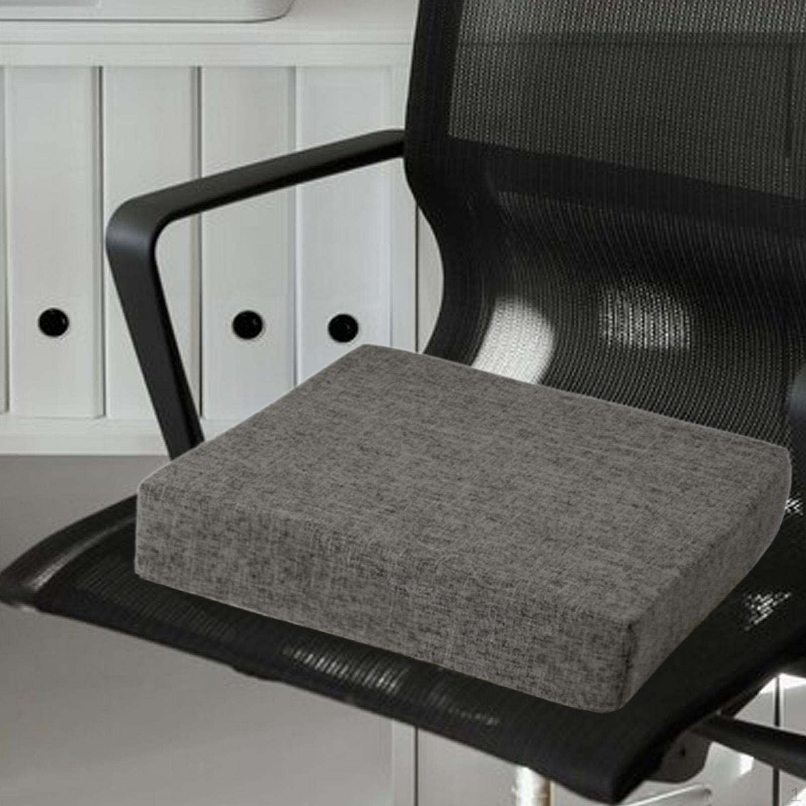 Подушка для стула для легкой чистки нескользящая подушка для сиденья гостиная офис темно-серого 1377₽