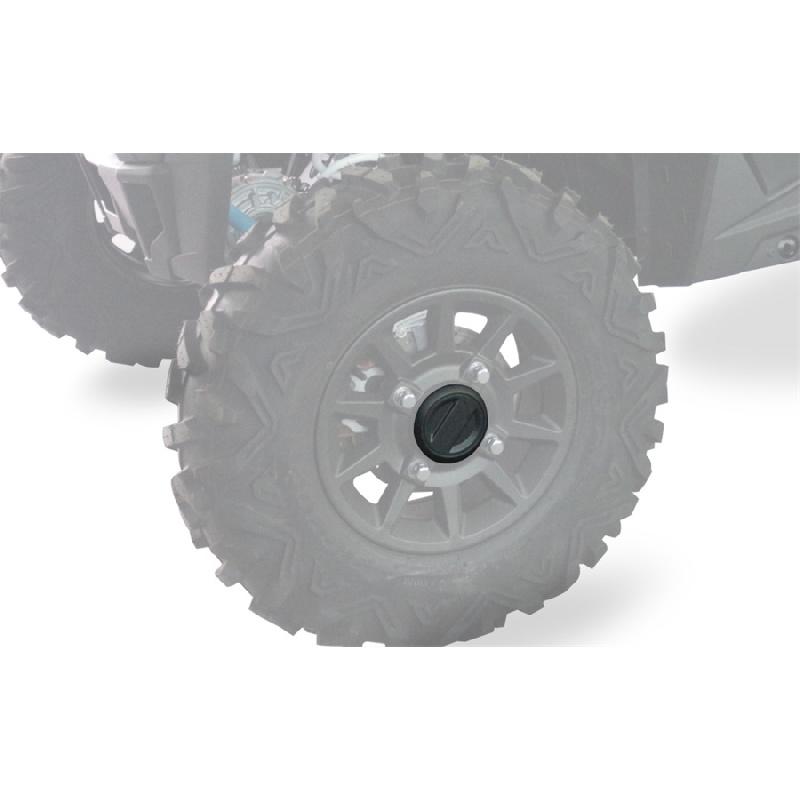 4 Pcs Black Wheel Hub Center Caps For 2017-2019 Polaris Rzr Xp 1000 1522216-655