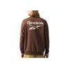 Reebok Round Neck Letter Casual Sports Long Sleeve Sweatshirt Unisex sweatshirt Brown 24FRM305UGBR