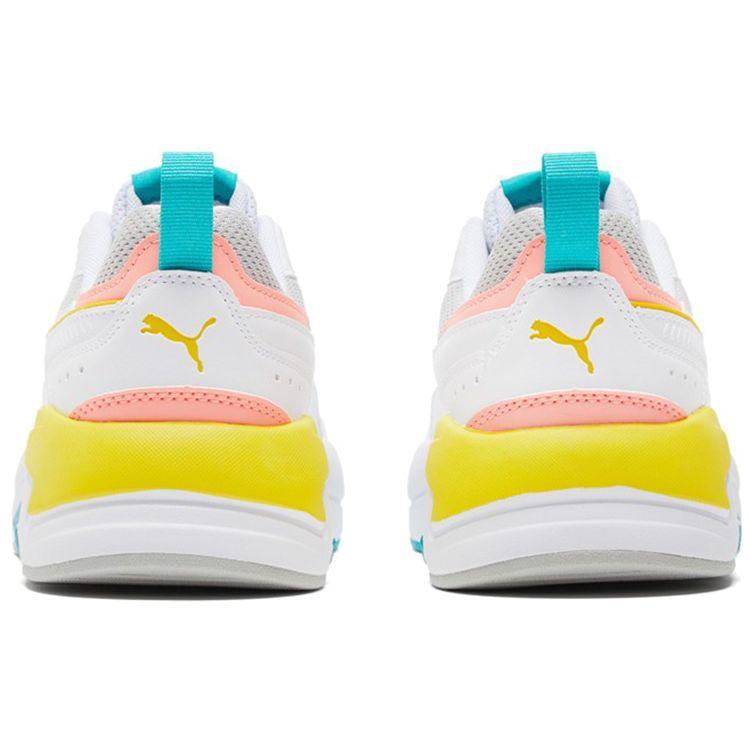 Puma X-Ray 2 Square Mesh Suede Fabric Retro Sports Low-Top Lifestyle Shoes Unisex Sneaker White Blue Pink 373108-22