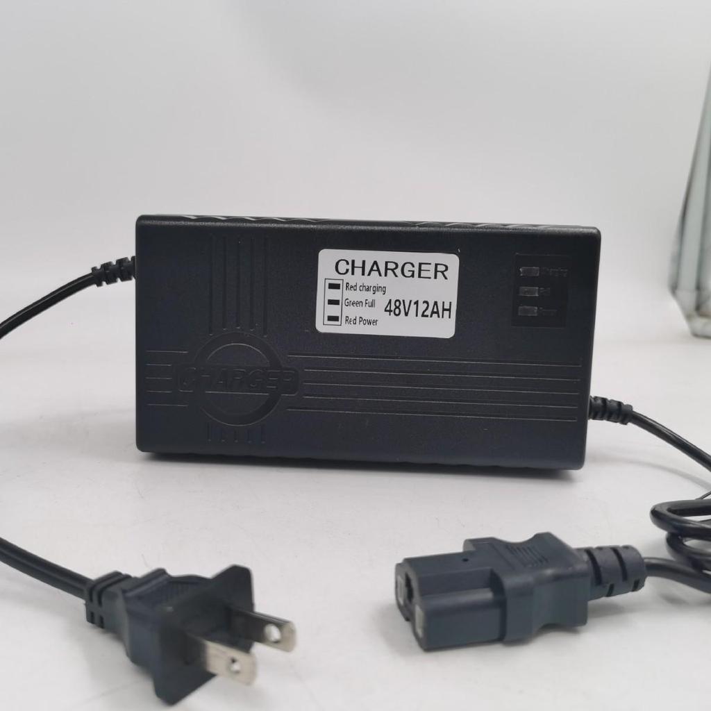 48V 12AH Smart Three-Stage Lead-Acid Battery Charger for Electric Scooters