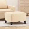 349329 vidaXL Footrest Cream 60x50x41 Cm Fabric