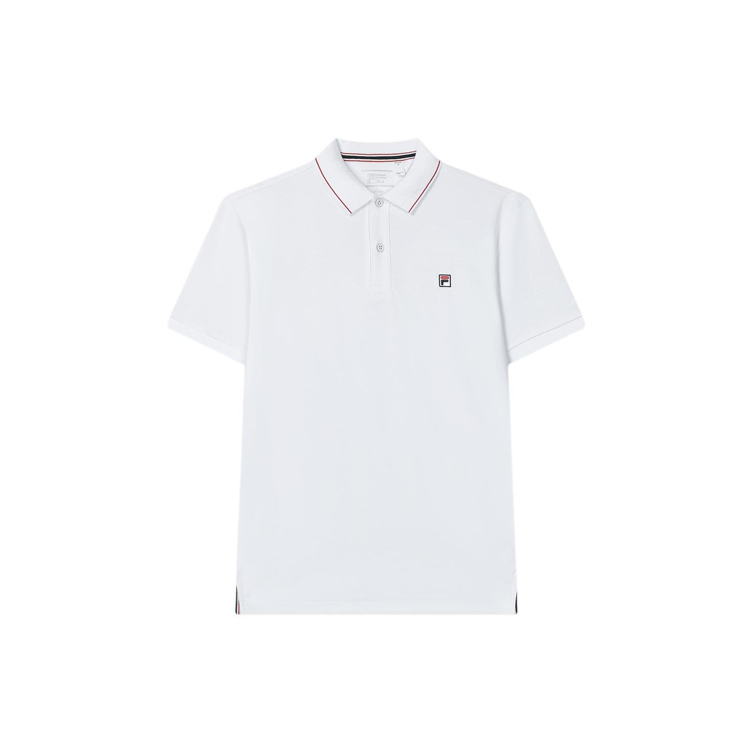 FILA Polo Shirt Men s Standard White F11M411102F-WT 2XL