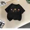 Children's T-shirt girls short-sleeved new style girls summer round neck loose casual top butterfly print cross-border