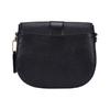 Coach Georgie 21 Carriage Buckle Detachable Shoulder Strap Leather Wine God Bag Underarm Saddle Bag Crossbody Small Women Bags Black C3241-IMBLK