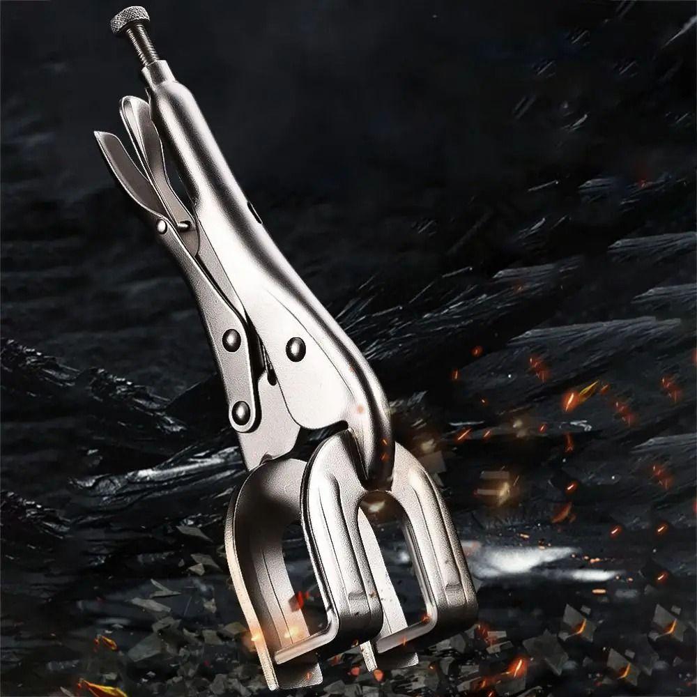 High Hardness Flat Nose Pliers Adjustable Locking Pliers  Electrician Maintenance