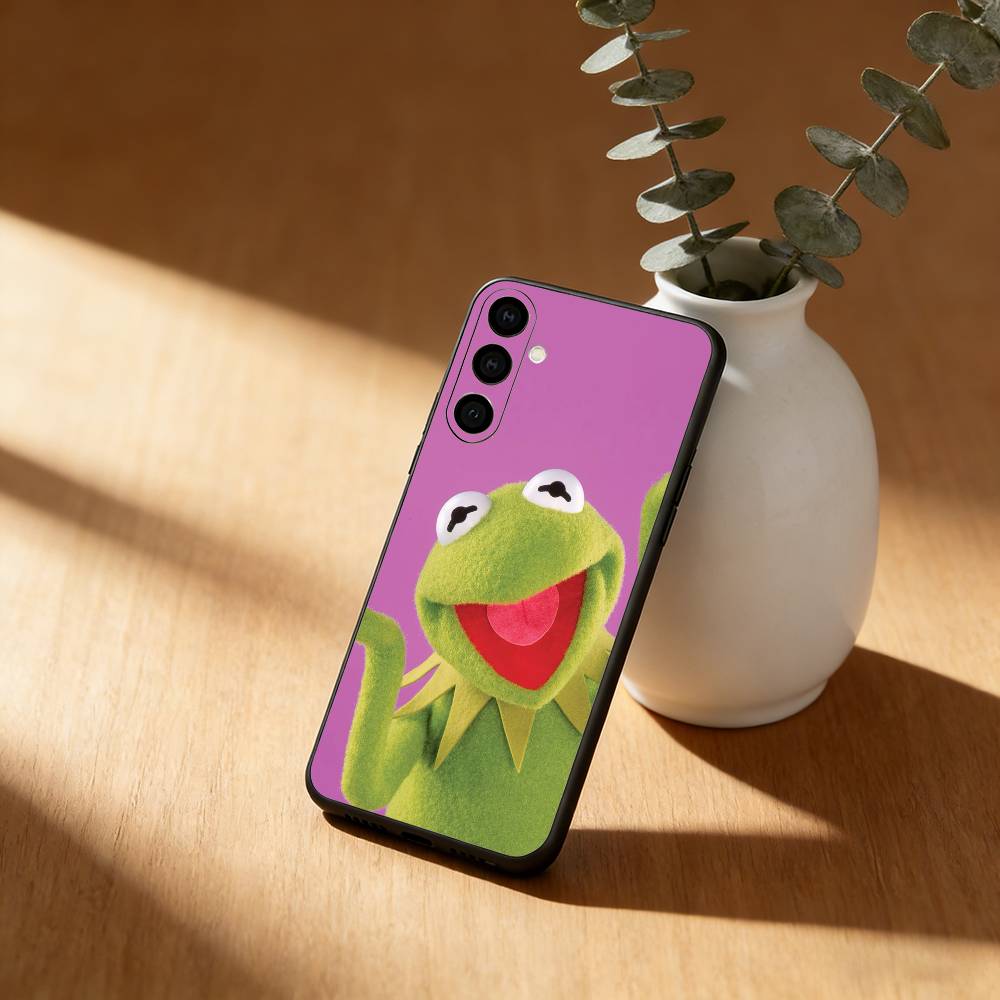 Funny kermit the frog Phone Case For Samsung Galaxy A91,80,73,72 ,71,53,52,32 ,31,22,21s,20,Soft Black Case
