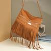 Tassel Shoulder Bag Women's Tote Bag Vintage Large Capacity Crossbody Bag