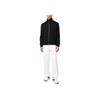 Emporio Armani FW22 Solid Color Logo Tape Zip Jacket Men Jackets Black 3R1MBA-1JHSZ-0999