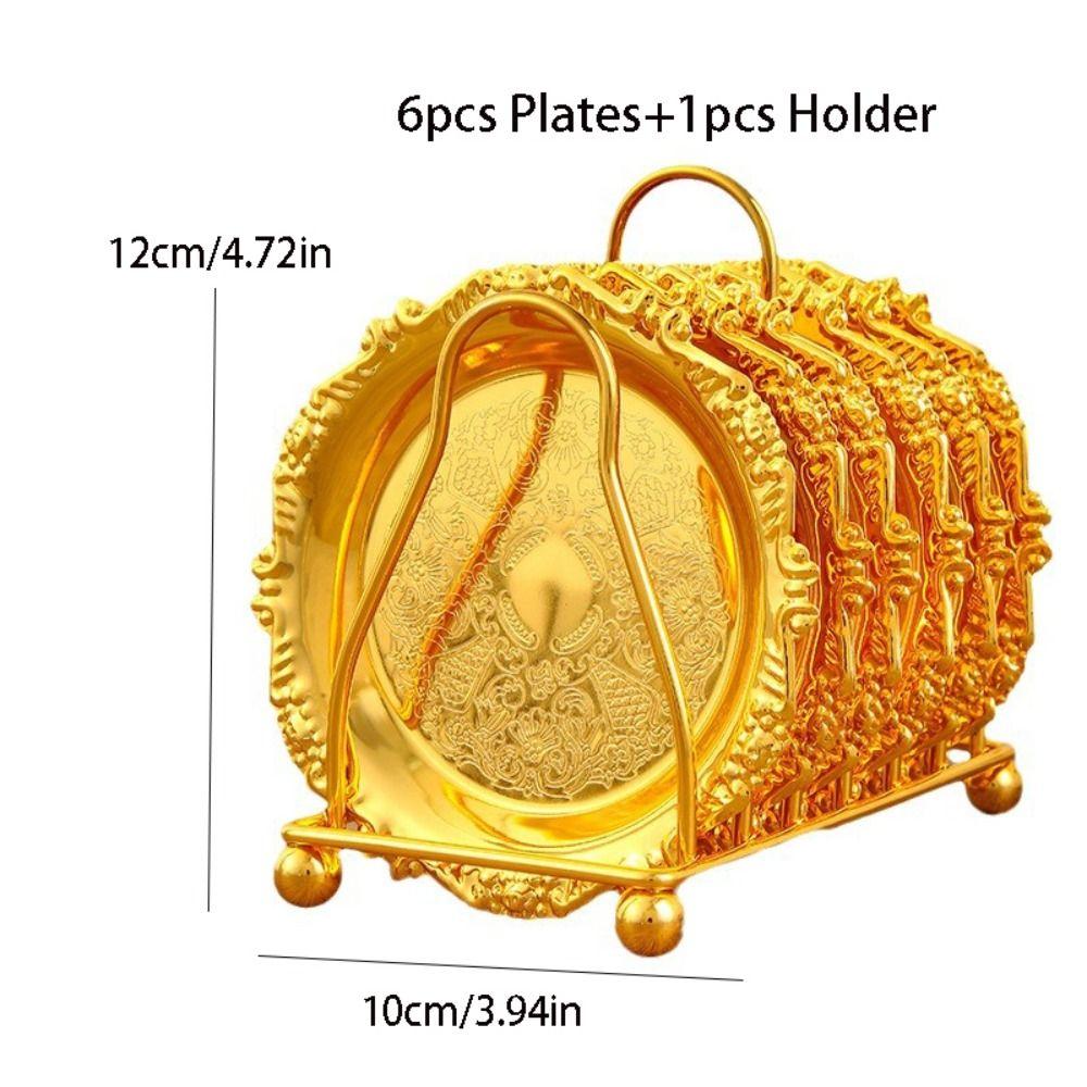 Creative Fruit Plate Set Exquisite Pastry Display Plate Desktop Ornament Storage Tray Cake