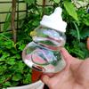 Duck Shape Plant Watering Globes 500ml Self Watering Spikes for Potted Plants Vacation Balcony Garden Yard Flower Pot