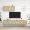 TV Units 3 Pcs Sonoma Oak Engineered Wood