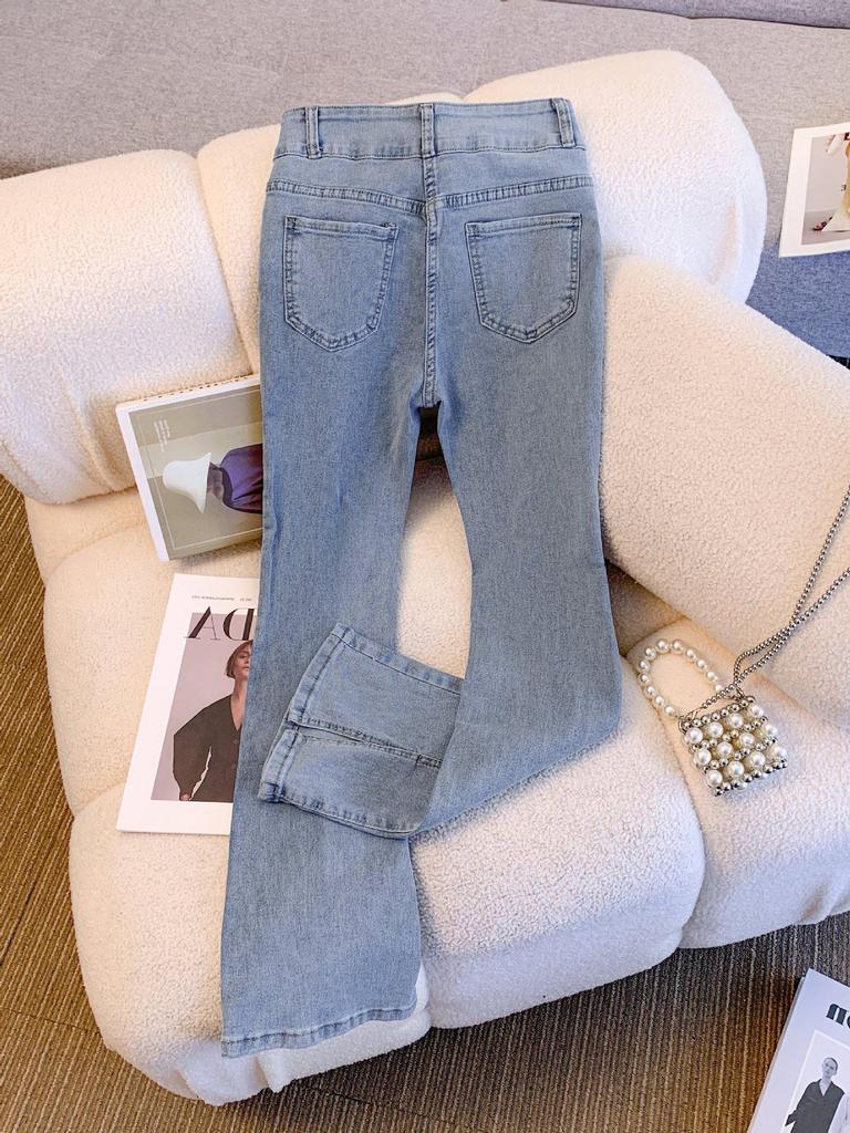 High-Waisted Stretch Slimming Wide-Leg Jeans for Women
