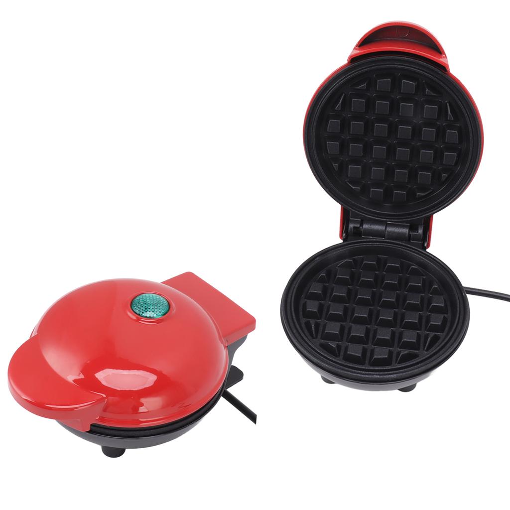 Mini Waffle Maker Stick Proof Double Sided Round Multifunctional Breakfast Machine for Toast Sandwich