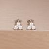 New Arrival Stainless Steel Double-layer Circle Huggies Earring Gold Color Aesthetic Zircon Ear Piercing Earring Fashion Jewelry