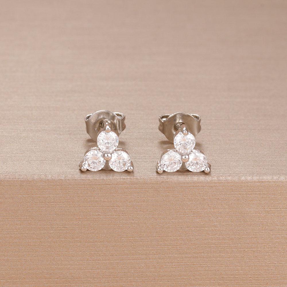 New Arrival Stainless Steel Double-layer Circle Huggies Earring Gold Color Aesthetic Zircon Ear Piercing Earring Fashion Jewelry