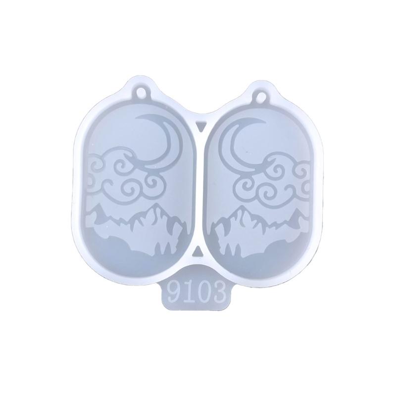 30 Styles Combined Earring Combination Ornament Molds Irregular Earrings Epoxy Jewelry Mold Resin Casting Pendant Mold for Diy