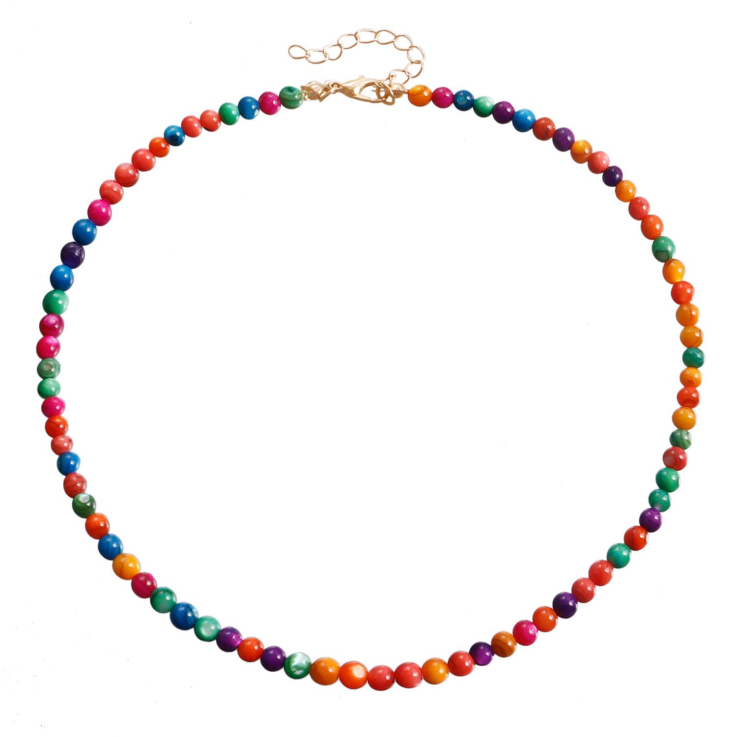 

Богемный этнический стиль, ракушки смешанных цветов, ожерелья из бусин, браслеты в пляжном стиле, цепочки для ключиц.