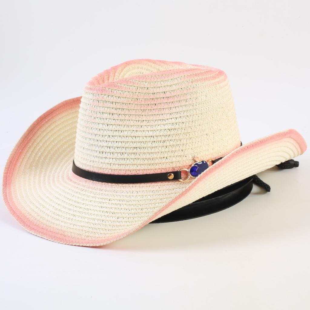 Bestselling Western Cowboy Hats for Men and Women, Fashionable Sunshade Straw Hats, Outdoor Western Cowboy Hats