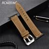 Leather Strap For Apple Watchband 41mm 42mm 38mm Watch Band 4 5 6 7 45mm 44mm 40mm iwatch Belt 3/2/1 Bracelet Black Blue Green