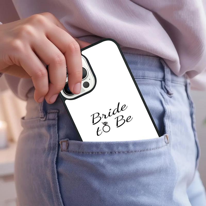 Bride To Be Phone Case For iPhone 17 Air 15 16e 14 13 Pro Max Coque 12 11 Pro Max PLUS cover