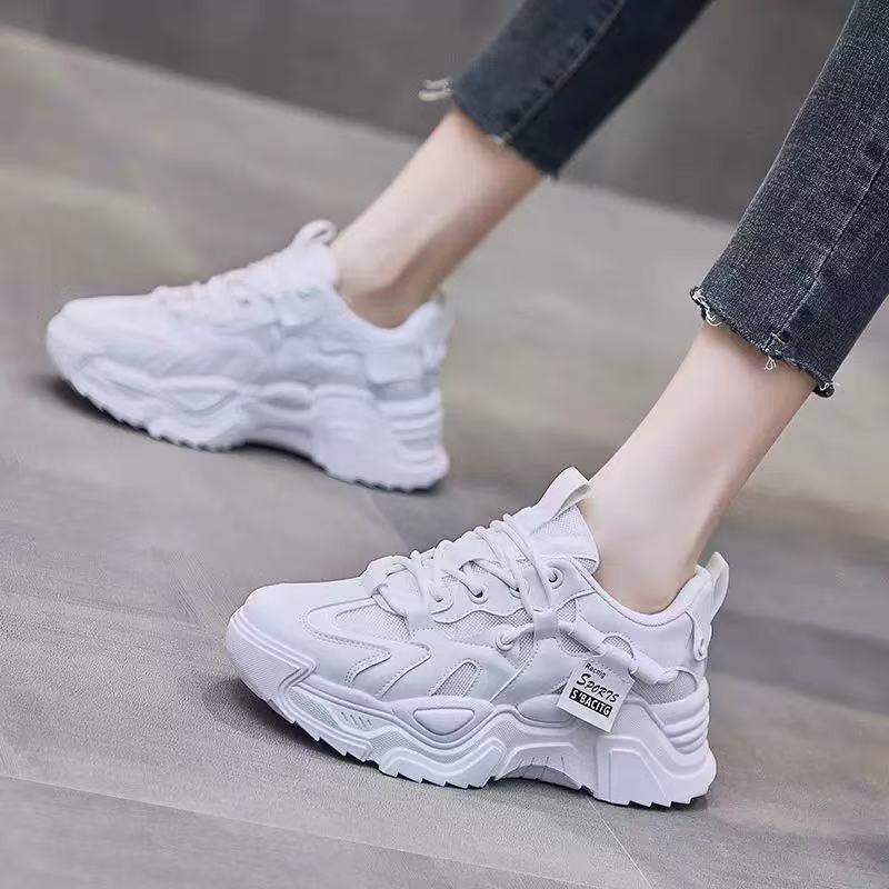 High-quality women's shoes spring and summer new shoes platform-soled soft leather versatile single shoes