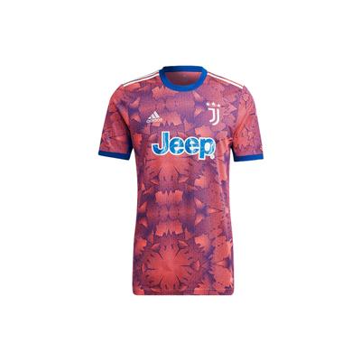 adidas Juventus Logo Print Crew Neck Soccer Jersey 22/23 Men Soccer Jersey Pink HR5639