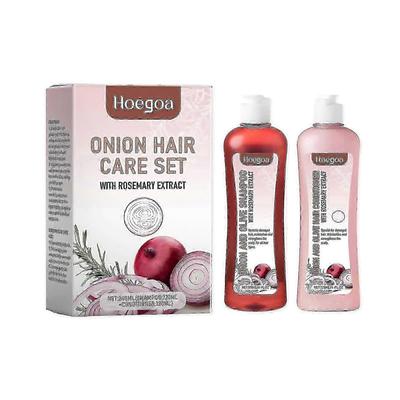 Für Hoegoa Zwiebel Rosmarin Shampoo Set Nährend Reparierend Trockenheit Wut Glattes Glänzendes Haar Pflege Set