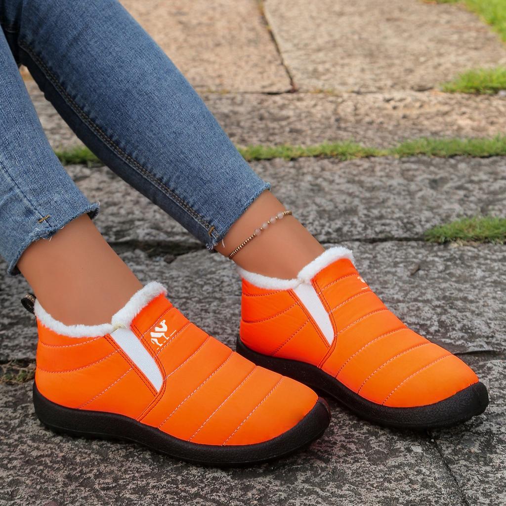 Shoes Women's Cotton Shoes Small Single Processing Customized Large Size Snow Boots Warm and Lightweight Women's Boots Fleece Thickened Short Boots