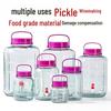 Pickled Vegetable Glass Jar - Food Grade, Sealed Container for Wine and Brewing