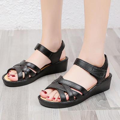 Nye Dame Sandaler Sommer Flad Bund Blød Sål Strand Sandaler Mor Sko