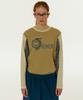 TEKET Ct Curve Colorblock L/S Tee Yellow
