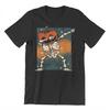 Funny Dabbing Skeleton Pumpkin Head Halloween Party Short Sleeve T-Shirt