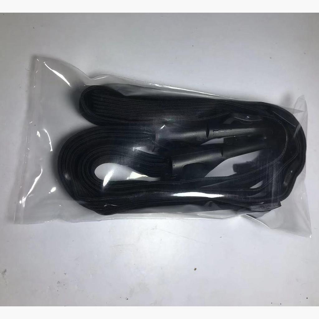 Hjelm Elastisk Tau Stropp Stabil Svart Uttrekkbar Hjelm Bagasjestropp For Motorsykkel 90cm 35.43in