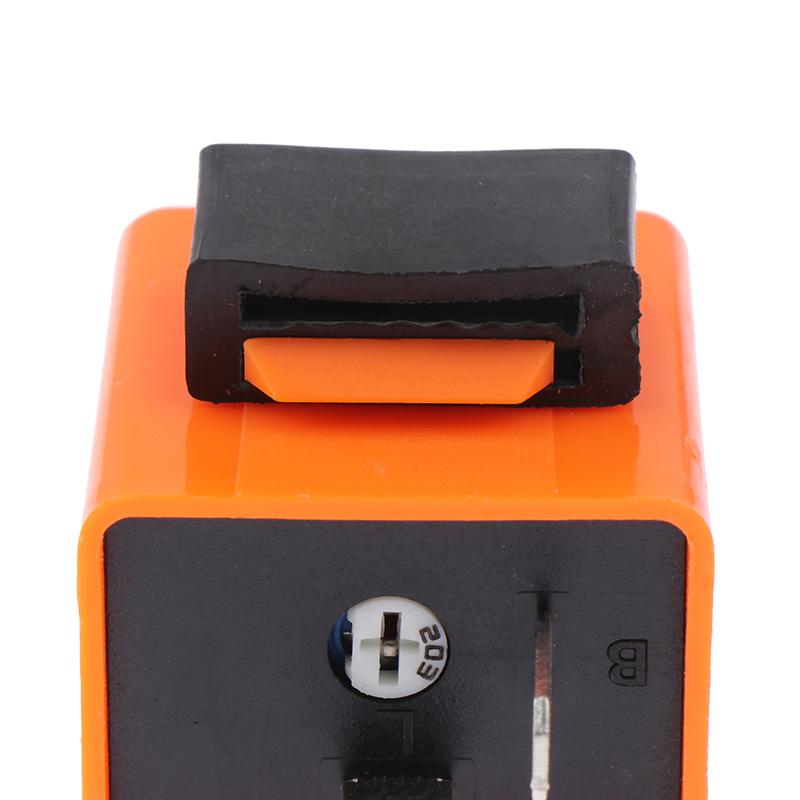 12V Adjustable Frequency Turn Signals Blinker Indicator 2 Pin Led Flasher Relay For Motorcycle Performance Accessories