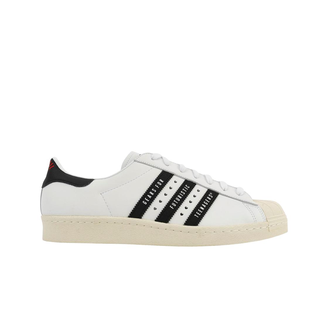 

Мужские кроссовки Adidas x Human Made Superstar белые черные FY0728