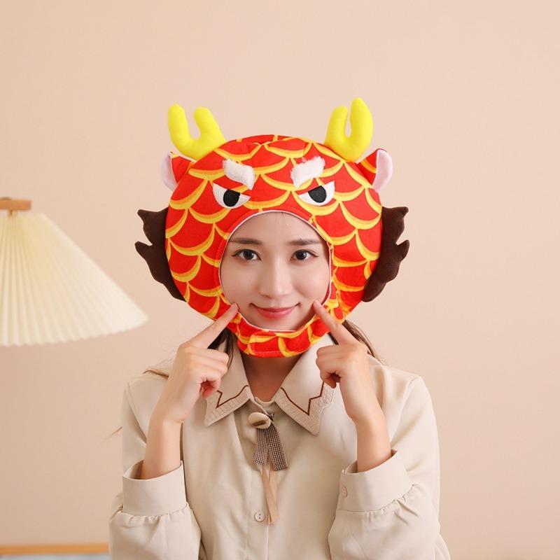 Drachenmaskottchen, Retro-Waagen-Wasserhahn-Abdeckungshut, Foto-Requisiten, Cartoon-Kopfbedeckung, Bühnenrequisiten