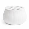 Decorative White Pot for Herbs, Modern Design