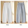Spring 2026 Red Rhinestone Wide-Leg High-Waist Sweatpants for Women