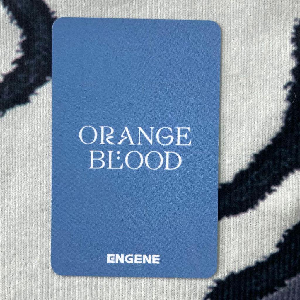 [USED] ENHYPEN ORANGE BLOOD Public Broadcast Niki Trading Card