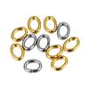 100Pcs 300Pcs Stainless Steel Strong Oval Open Jump Rings Split Ring Connector for DIY Bracelet Necklace Jewelry Making Findings