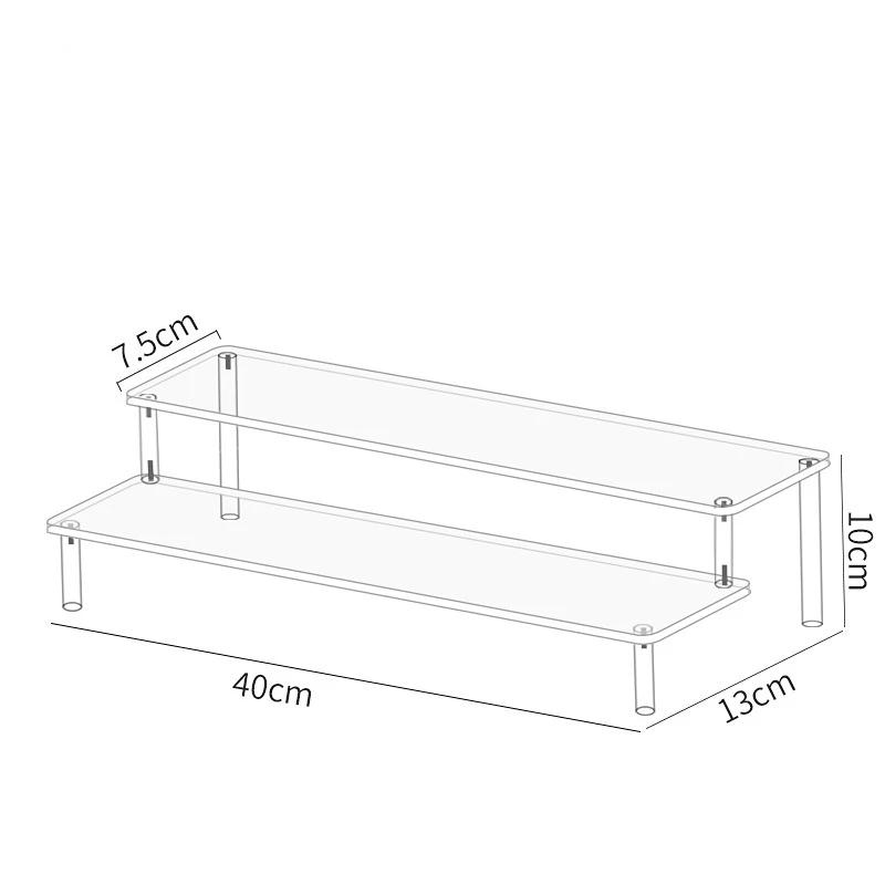 Acrylic Display Stand  Ladder Shelf Hand-made Figure Toy Animation Car Model Blind Box Perfume Storage Model Stand