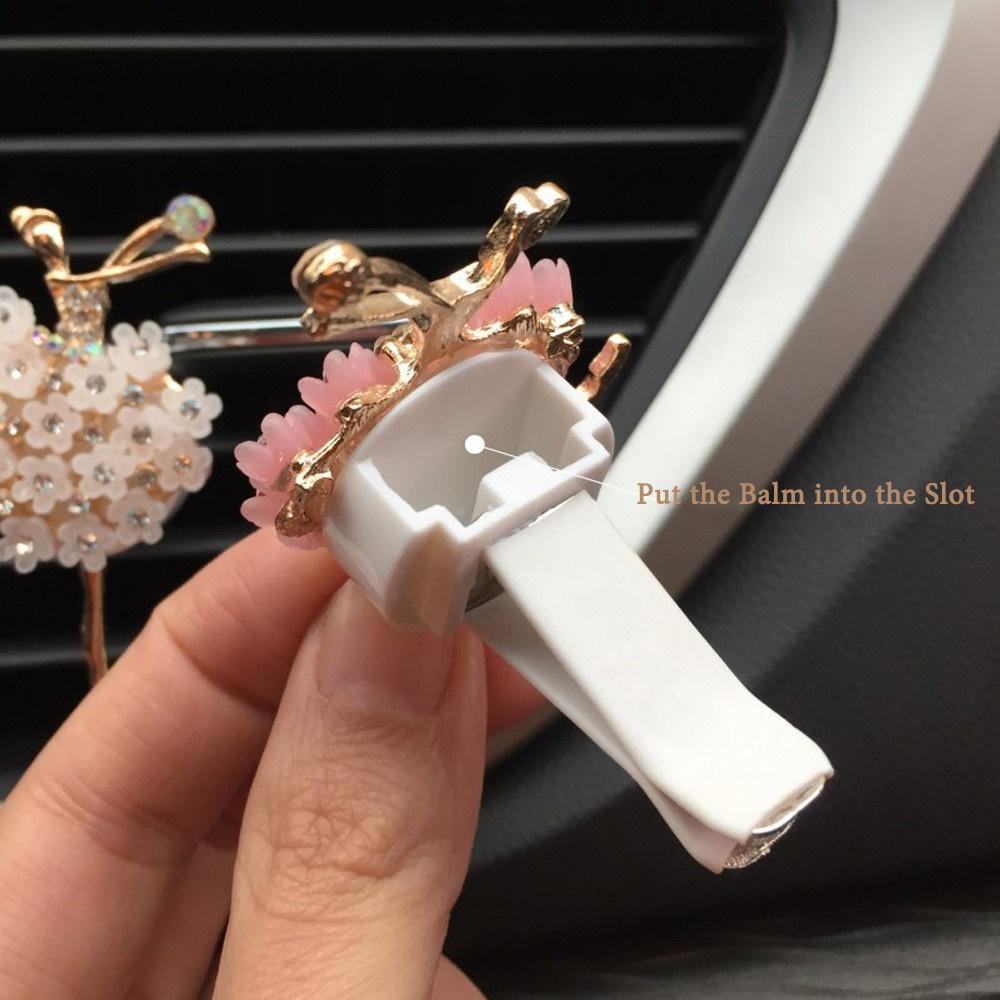 Car-Styling Hot Selling Car Loving Gift Air Outlet Fragrant Perfume Ballet Girl Freshener Diffuser