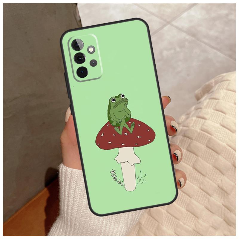 

Mint Green The Frog Mushroom For Samsung Galaxy A13 A33 A53 A34 A54 A14 A15 A16 A26 A36 A56 A12 A32 A52 A06 A35 A55 Case Samsung A53 5G