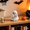 Cute Desk Accessories Halloween Ghost Pen Holder, Mini Figurine Decor, Funny Unique Holiday Present Pencil Stand Ornament, Creative Office Organizer