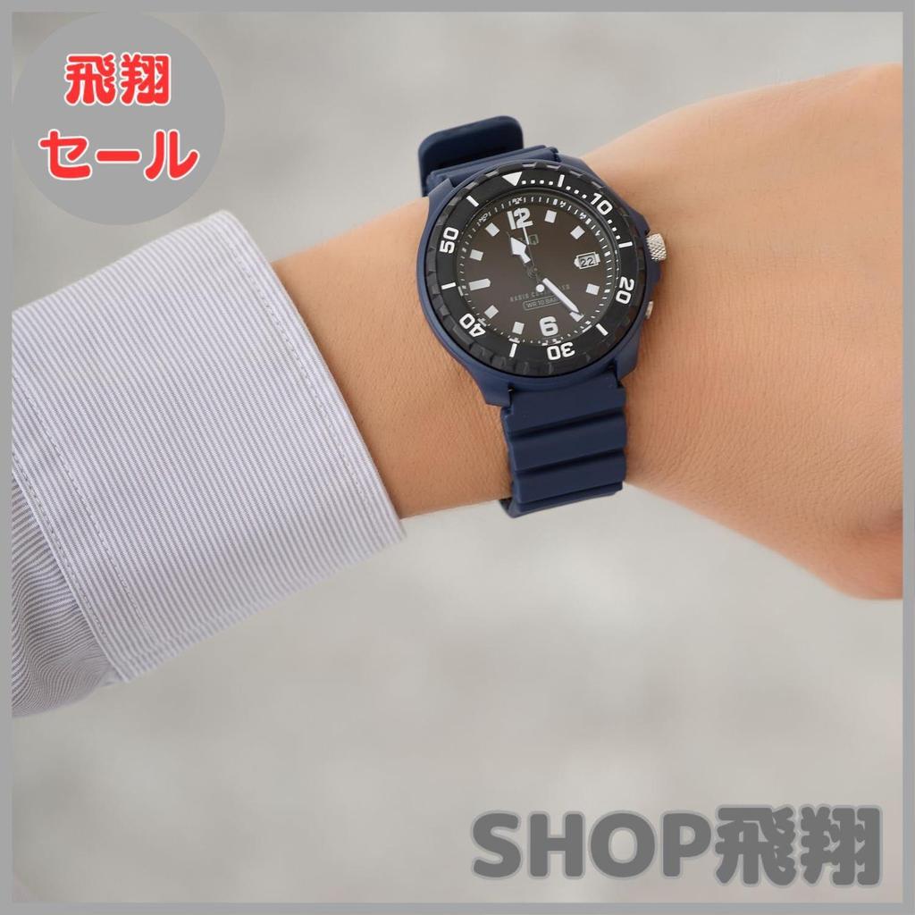 Used [Big Sale] [Citizen Q&Q] Watch Cue and Cue Analog Radio Wave Solar 10 ATM Water Resistant Urethane Band D02A-002VK Men's Blue