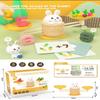 Toddler Montessori Math Toy Radish Harvest Memory Game Number Sense Scale Learning Counting Early Education Parish Teaching AID