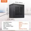12U Wall Mount Network Server Cabinet, 15.5'' Deep, Server Rack Cabinet Enclosure, 200 lbs Max. Ground-mounted Load Capacity, with Locking Door Side