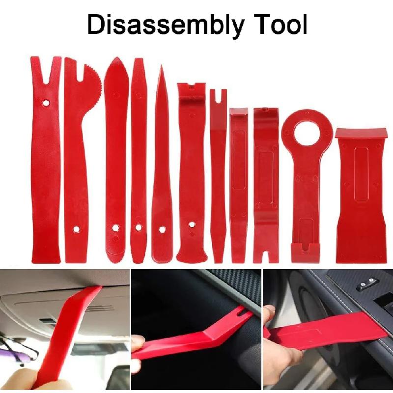 238/158/19Pcs Trim Removal Tool Set & Clip Plier Upholstery Remover Nylon Car Panel Removal Set Interior Disassembly Kit